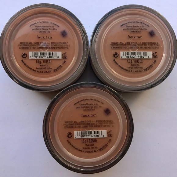 #NWT bareMinerals Faux Tan All Over Face Color 1.5g/0.05oz - Lot of 3 - Picture 1 of 3